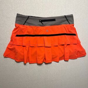 Lululemon Pacesetter Skort Light Flare and Stripe Size 8